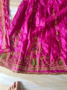 Rajputanni Handwork Pink  Lehenga Choli