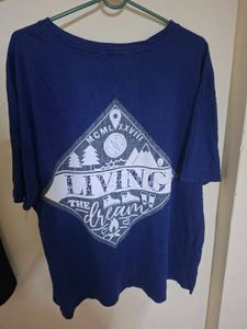 Blue Oversized Tee