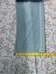 Lee 34 Inch Sky Blue Cotton Spandex Jeans