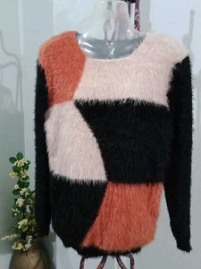 Multi Colour Fur Top