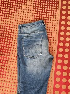 Lee Faded Blue Denim Jeans