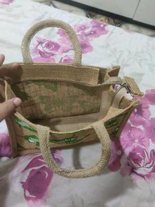 Butterflies Jute Bag