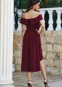 Maroon Dress