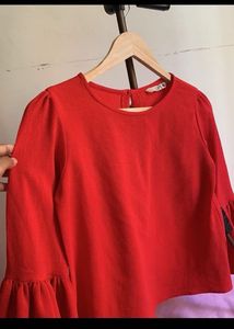 Red Christmas Top