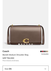 Authentic Coach Bandit Shoulder Bag