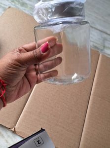 4pc Glass Jar