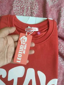 Red Over Sized T-shirts From Amazon