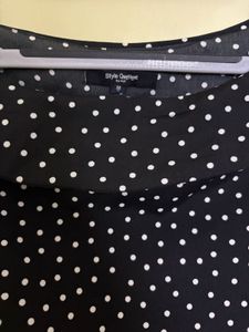 Polka Dot Off-Shoulder Top