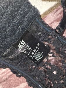 Black Lace Bra