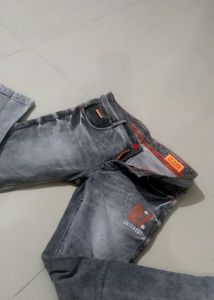 Gray Denim Jeans
