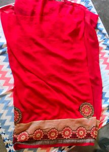 Red Saree