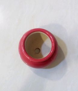 Red Ceramic Pot