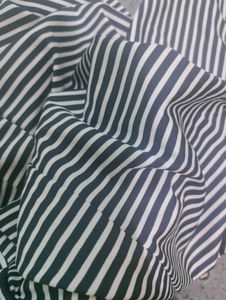 Striped Open Front Cardigan