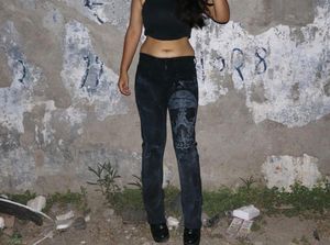 Hand-painted Denim