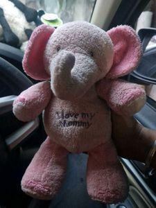 Pink Elephant Plush Toy