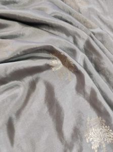 Grey With Baby Pink Soft Silk Saree