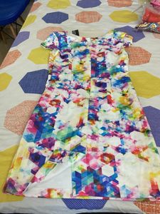 Colorful Geometric Dress