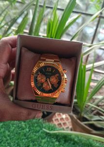 Original Guess Gold &amp; Green Watch