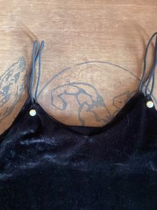 Black Velvet Cami Top