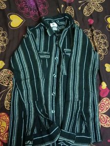 Striped Button-Down Shirt