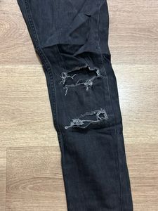 Topman Ripped Black Jeans