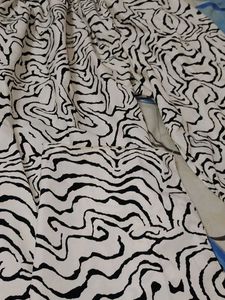 Zebra Print Button-Down Shirt