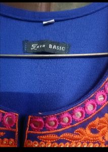 New Without Tag Patch Work Woolen Kurti In L Size