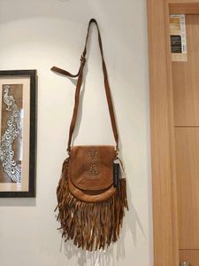 Fringed Crossbody Bag