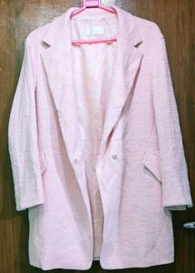 Pink Textured Blazer