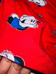 Red Mickey Mouse Tee