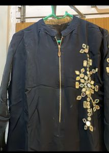 Elegant Black Kurta