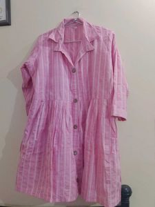 Pink Striped Dress