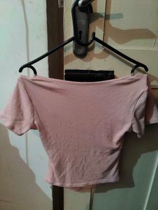 Cute Pink Crop Top