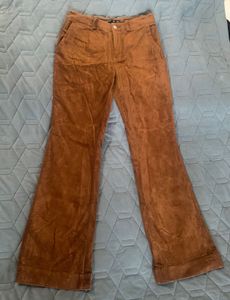 Brown Flared Pants