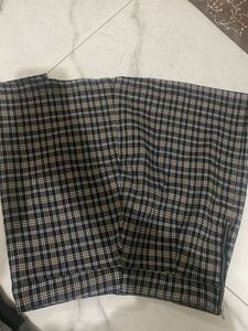 Checked Short Skirt