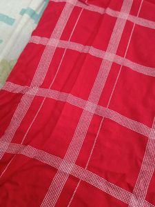 Red Checked Kurti