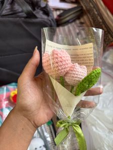 crochet mini bouquets
