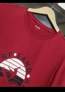 Maroon Color T-shirt For Boy &amp; Men 40 Chest