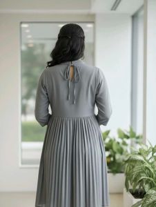 Elegant Grey Ethnic Gown
