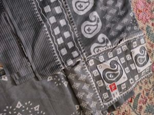 Mirror Work Cotton Suit