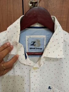 White Printed Shirt (Men)