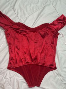 Red Satin Corset