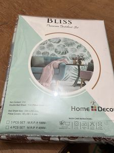 New Branded Bliss Double Bed sheet