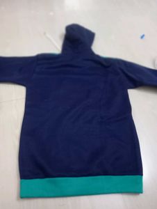 Blue Girls Stylish Hoodie