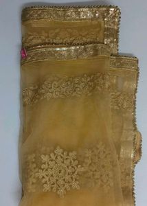 Elegant Golden Dupatta