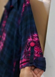 Pure Cotton A-line Kurti With Attached inner.