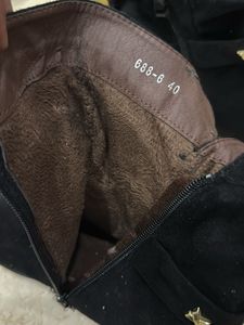 Black Suede Boots