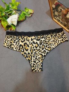 Leopard Print Laced Panties