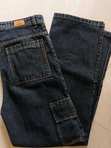 Grey Cargo Pants