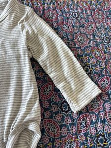 H&amp;M Striped Baby Bodysuit